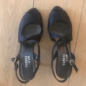Vaneli Black Heels- Size 8.5